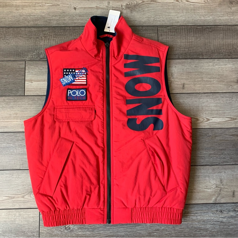 Rare Sample POLO RALPH LAUREN SNOW BEACH HI-TECH vest